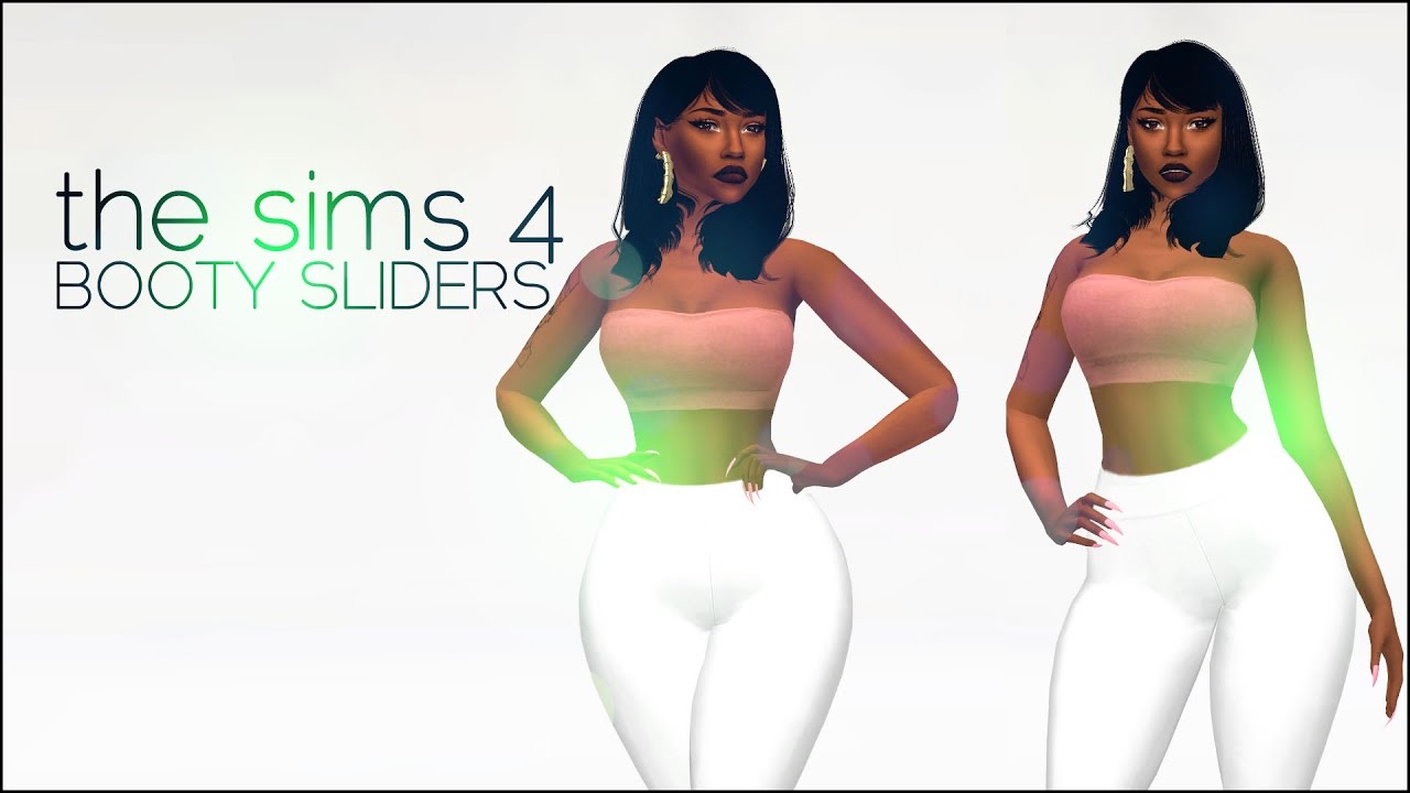 sims 4 booty breast posture sliders